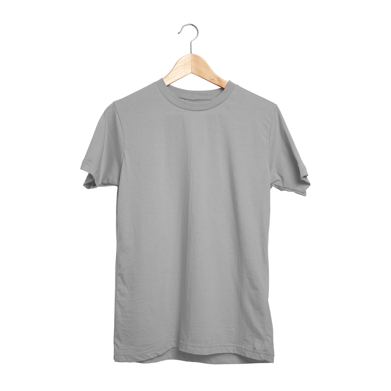 Gardenya Gri Sıfır Yaka T-shirt