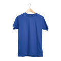 Gardenya Saks Mavisi Sıfır Yaka T-shirt