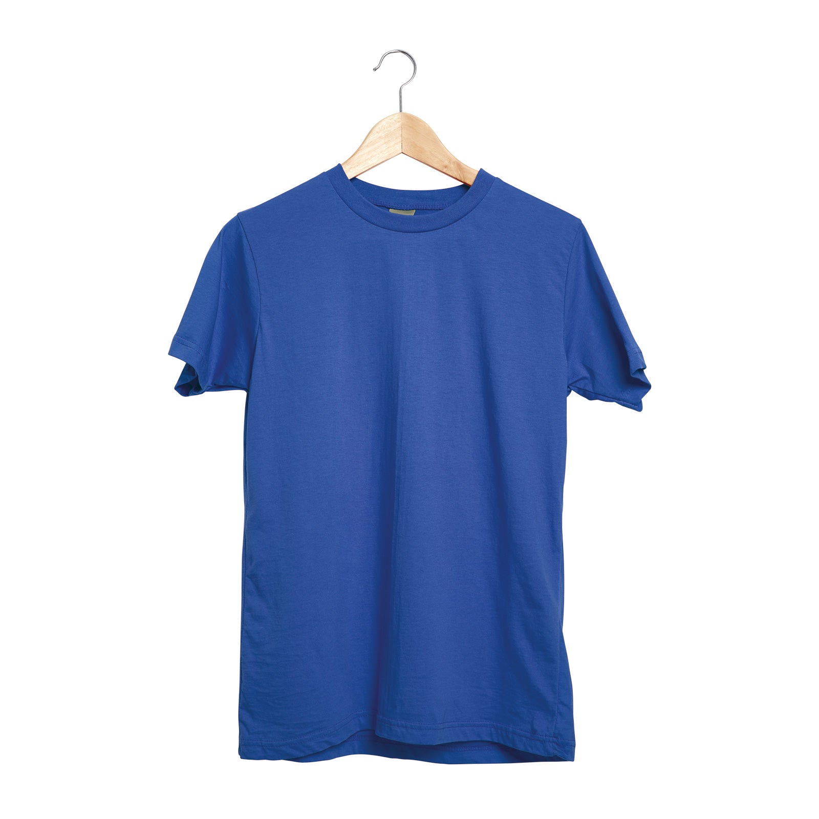 Gardenya Saks Mavisi Sıfır Yaka T-shirt