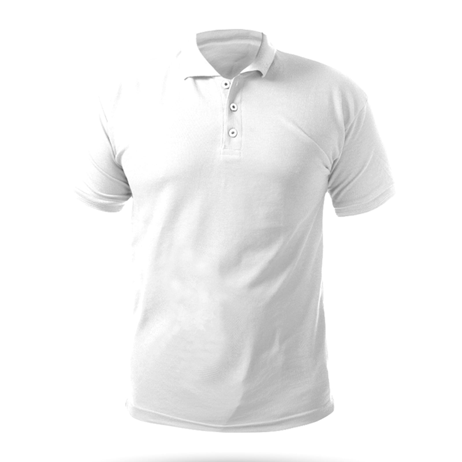 Açelya Beyaz Polo Yaka Tişört