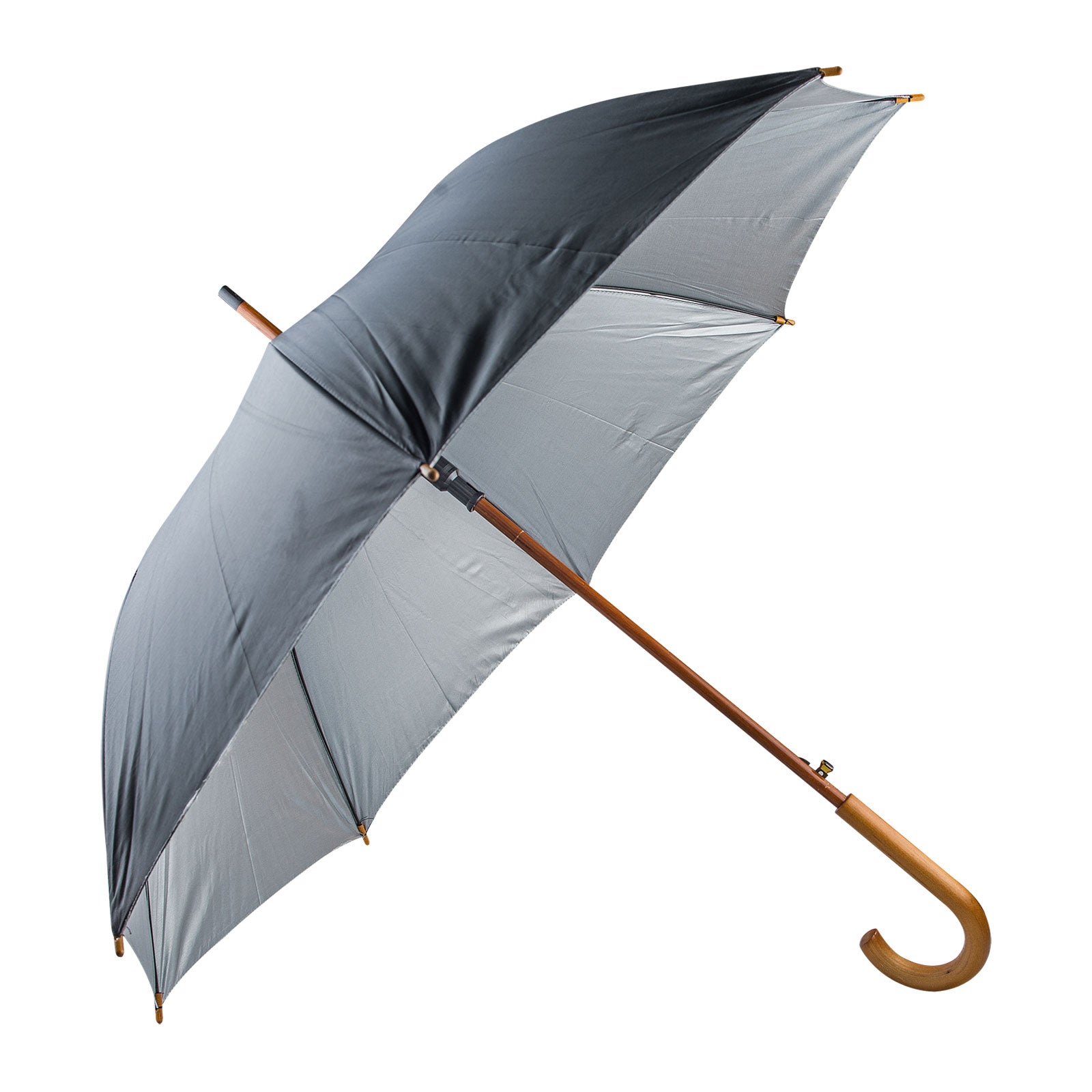 Magnostan Siyah Ahşap Saplı Şemsiye