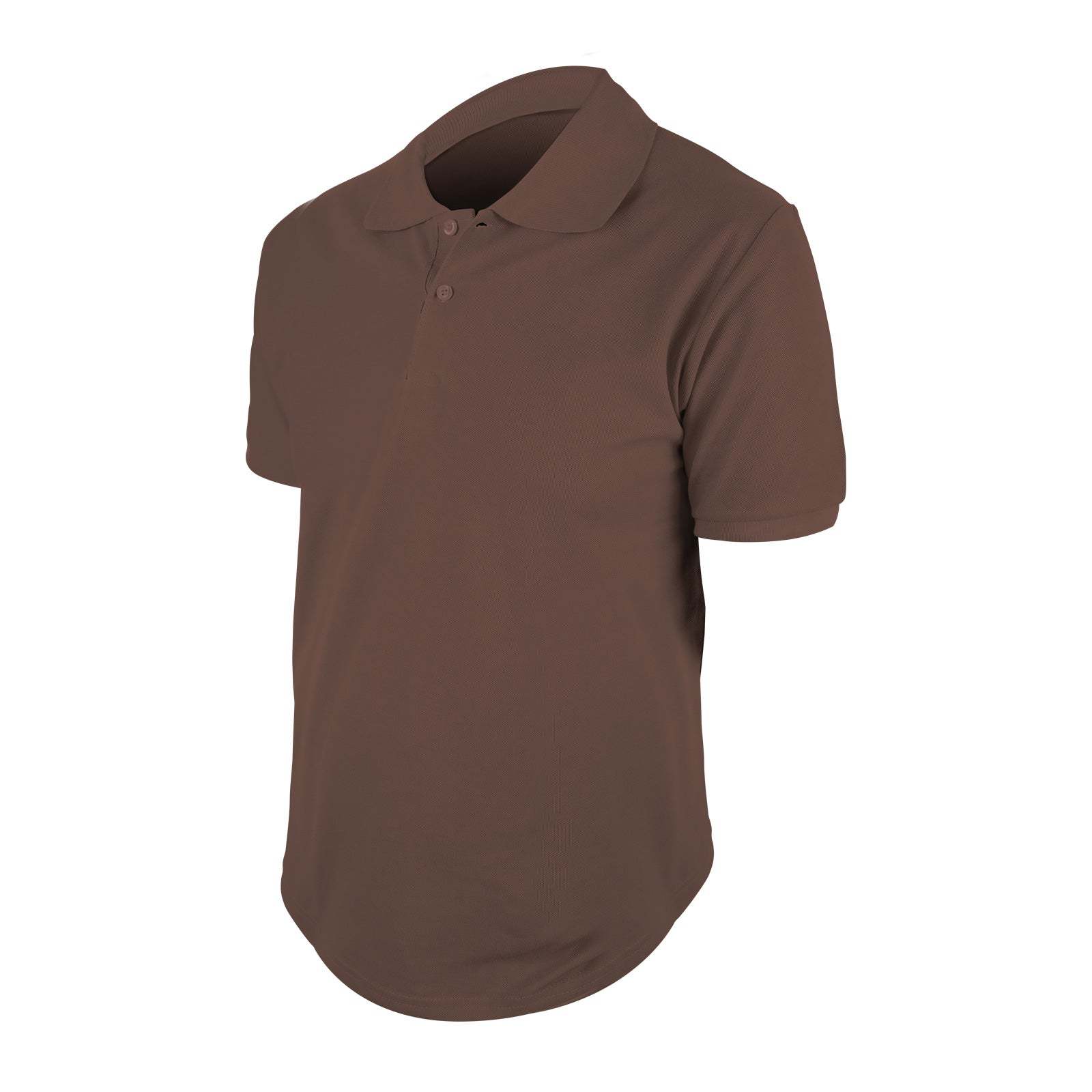 Begonya Kahve Polo Yaka T-shirt