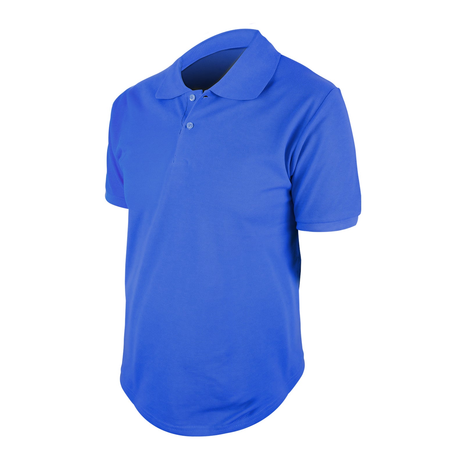 Begonya Saks Mavisi Polo Yaka T-shirt
