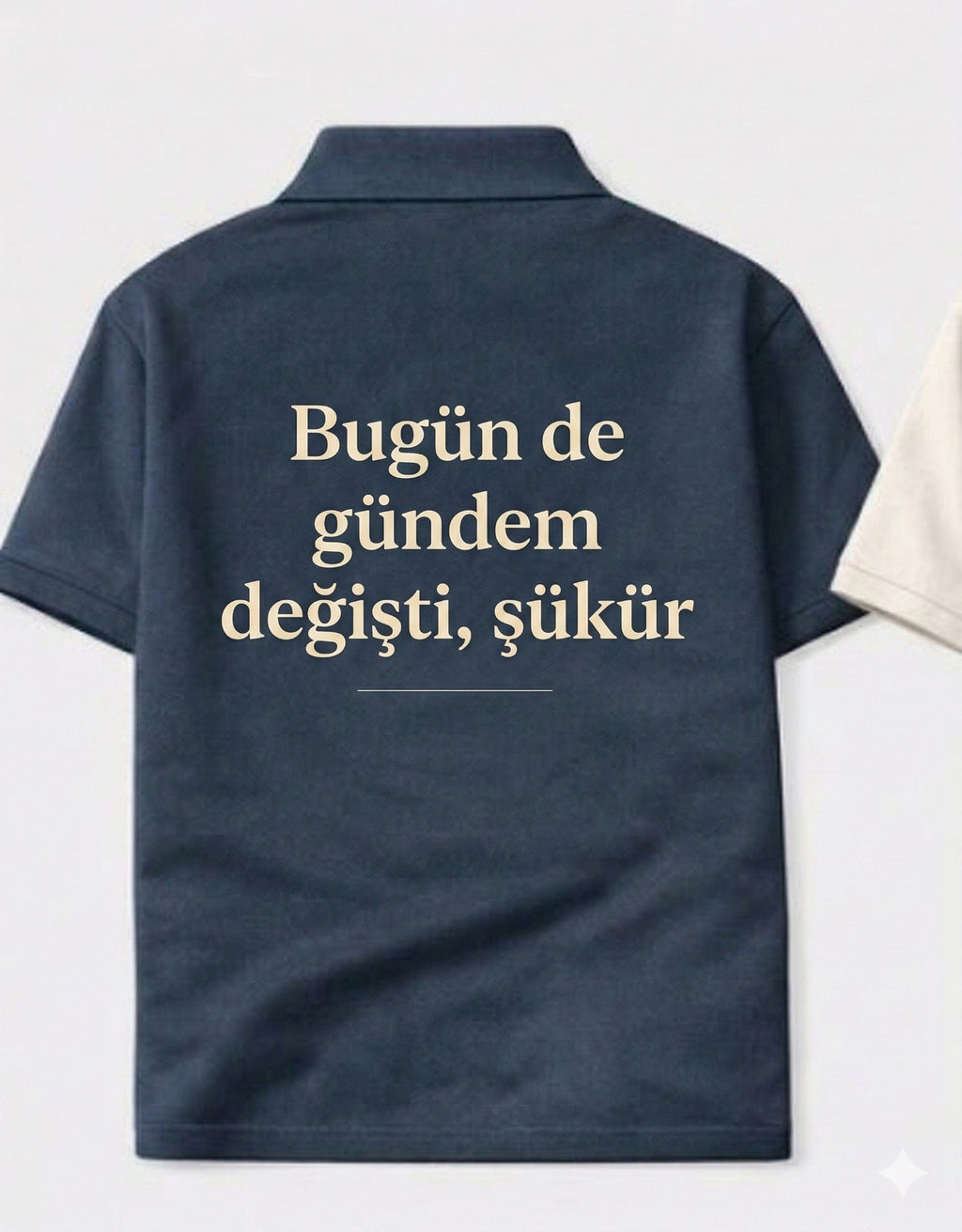 Güncel Yaşam Temalı Polo Tişört
