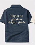 Güncel Yaşam Temalı Polo Tişört