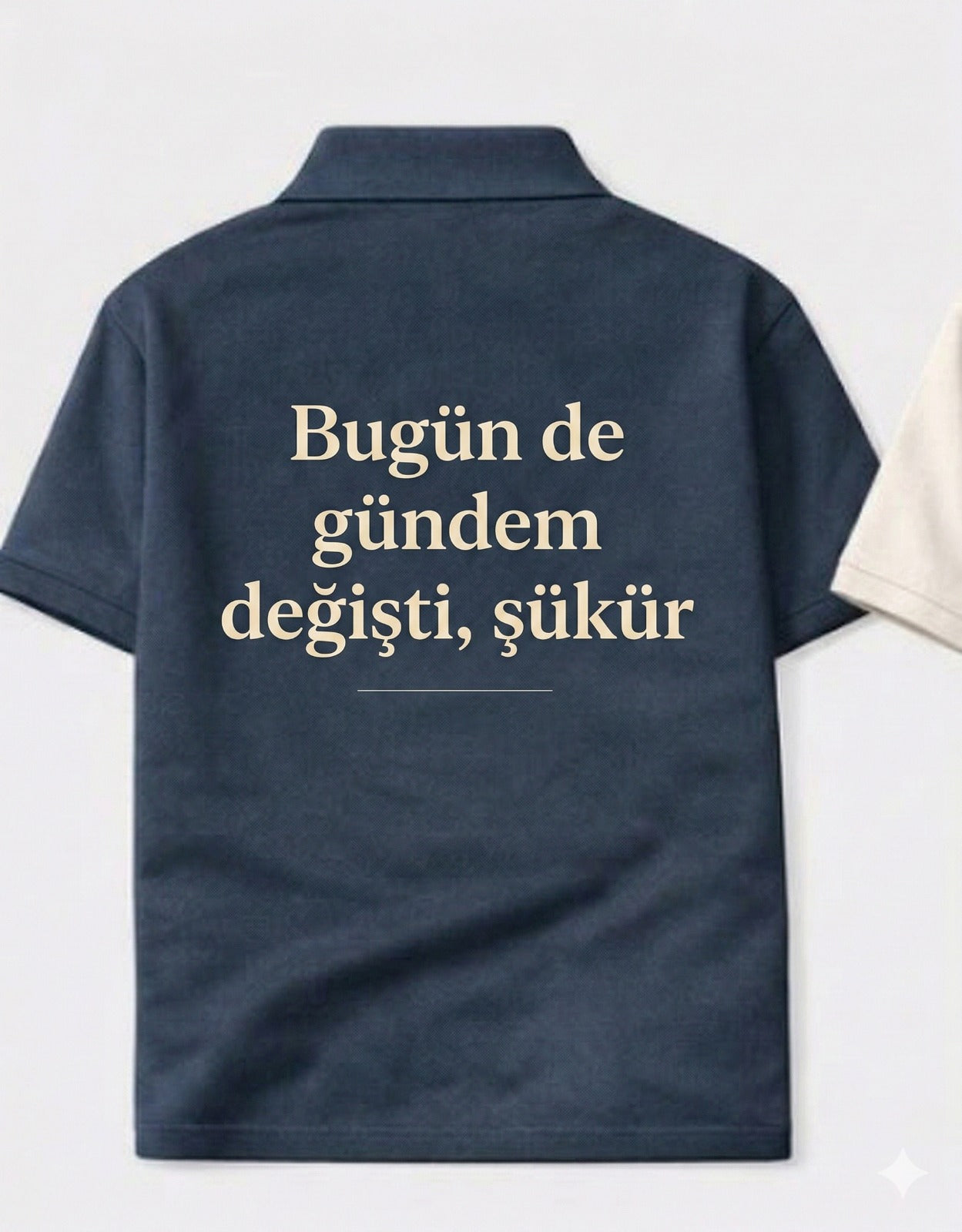 Güncel Yaşam Temalı Polo Tişört